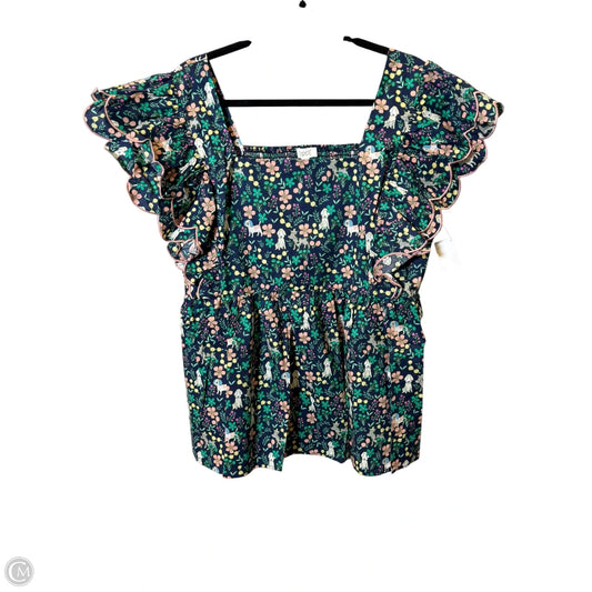 Top Short Sleeve By Oddi In Multi-colored, Size: 2XL