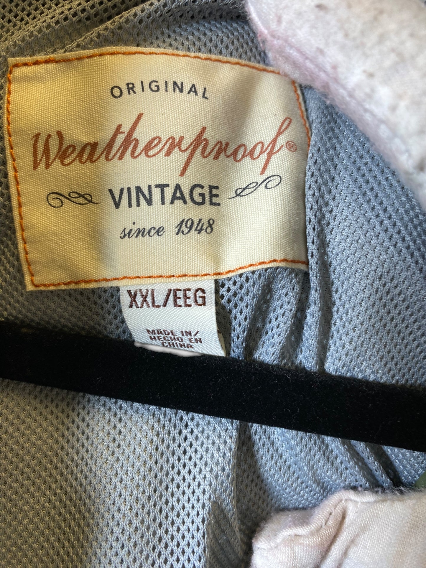 Jacket Other By Weatherproof In Green, Size: Xxl