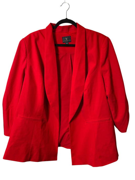 Blazer By Worthington In Red, Size: 3x