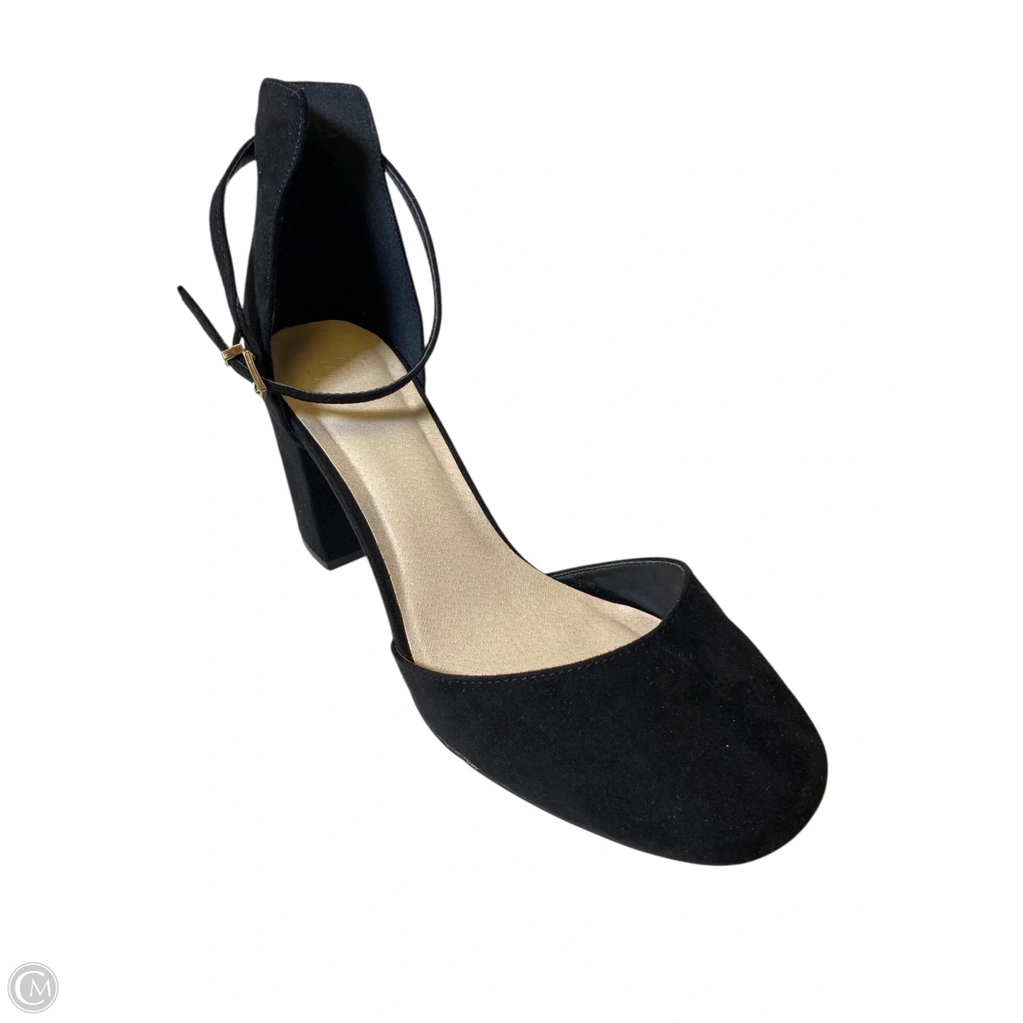 Shoes Heels Block By Asos In Black, Size: 7