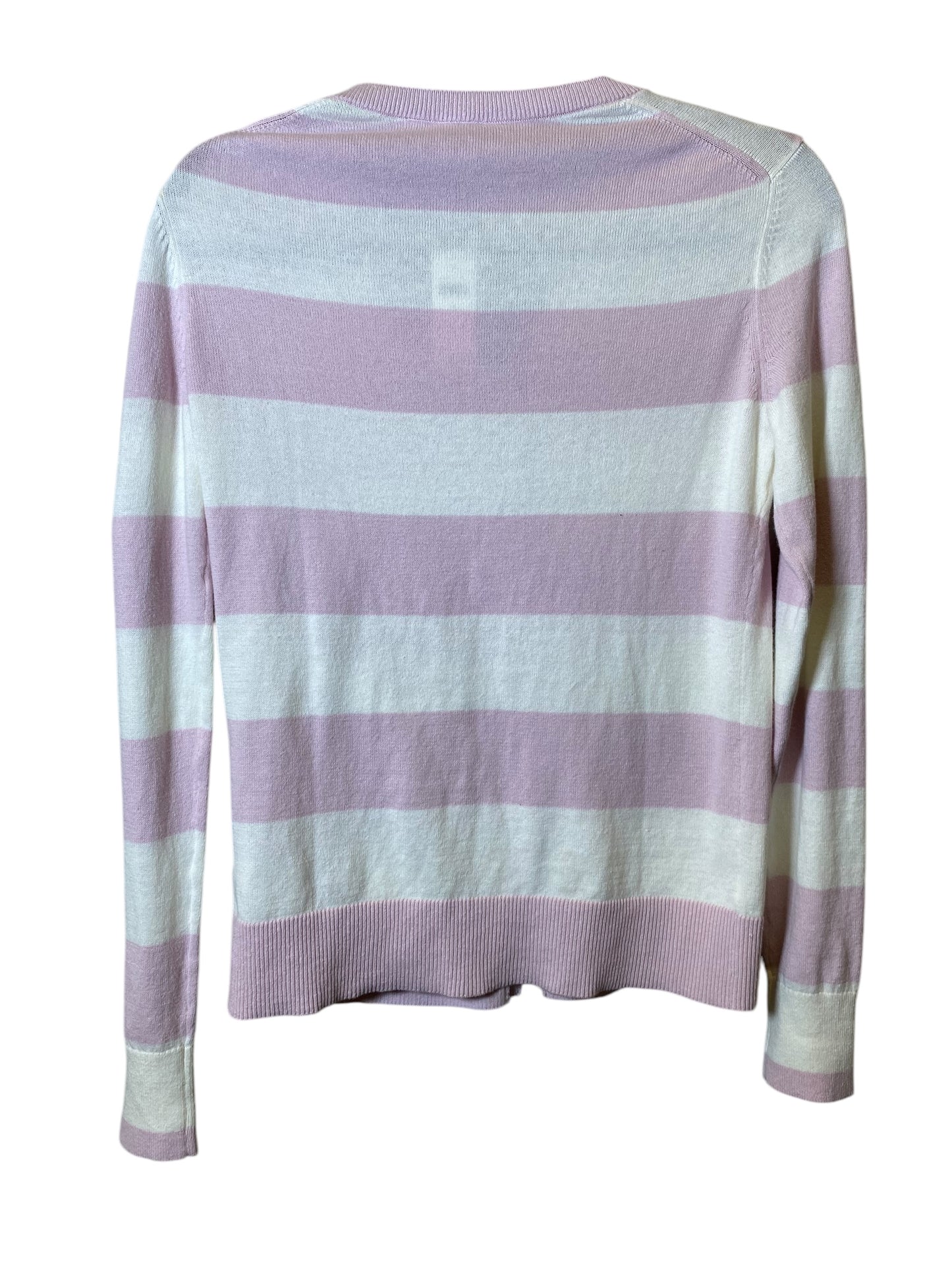 Sweater By Gap In Pink & White, Size: S