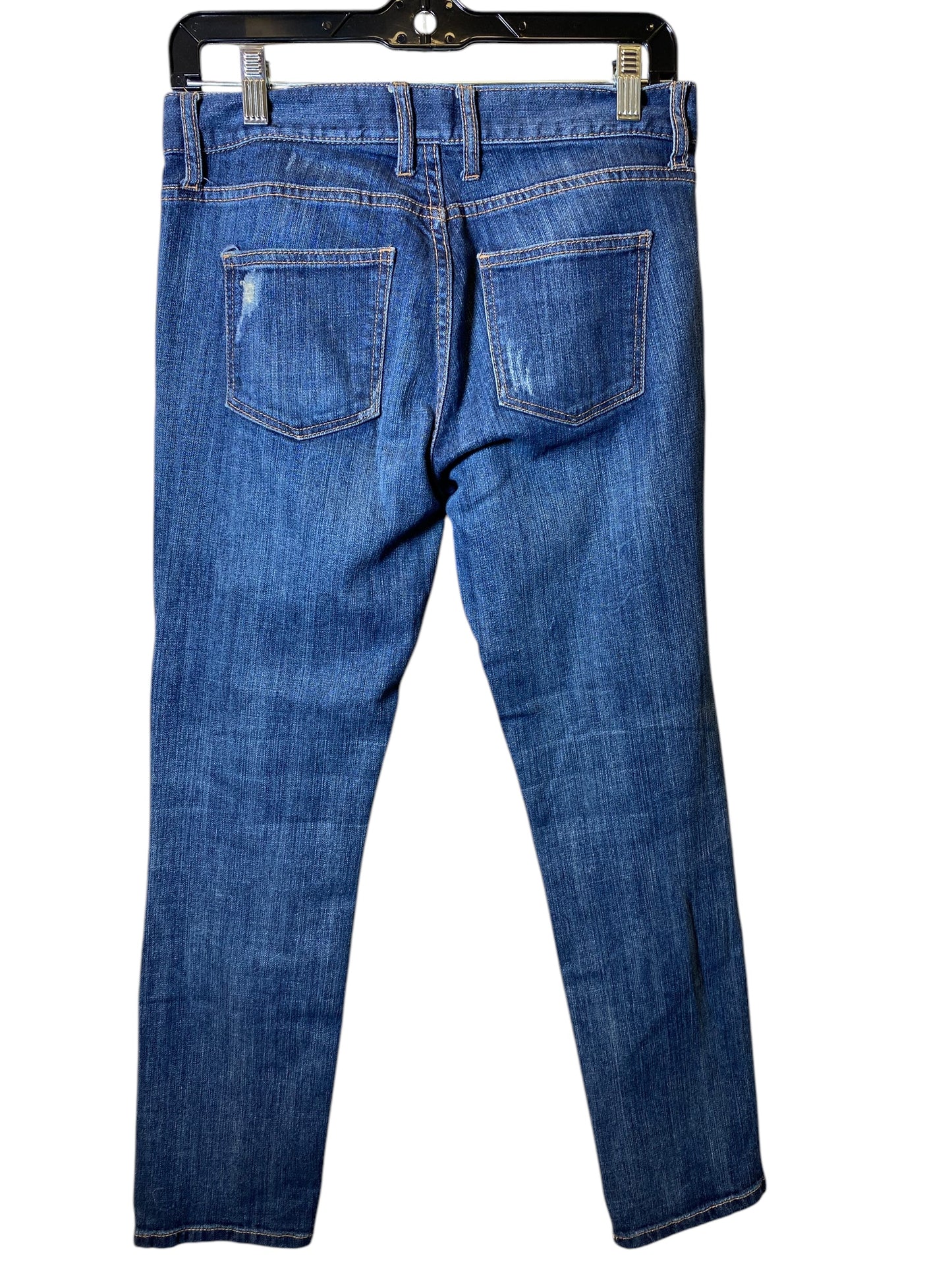 Jeans Straight By Banana Republic In Blue Denim, Size: 26