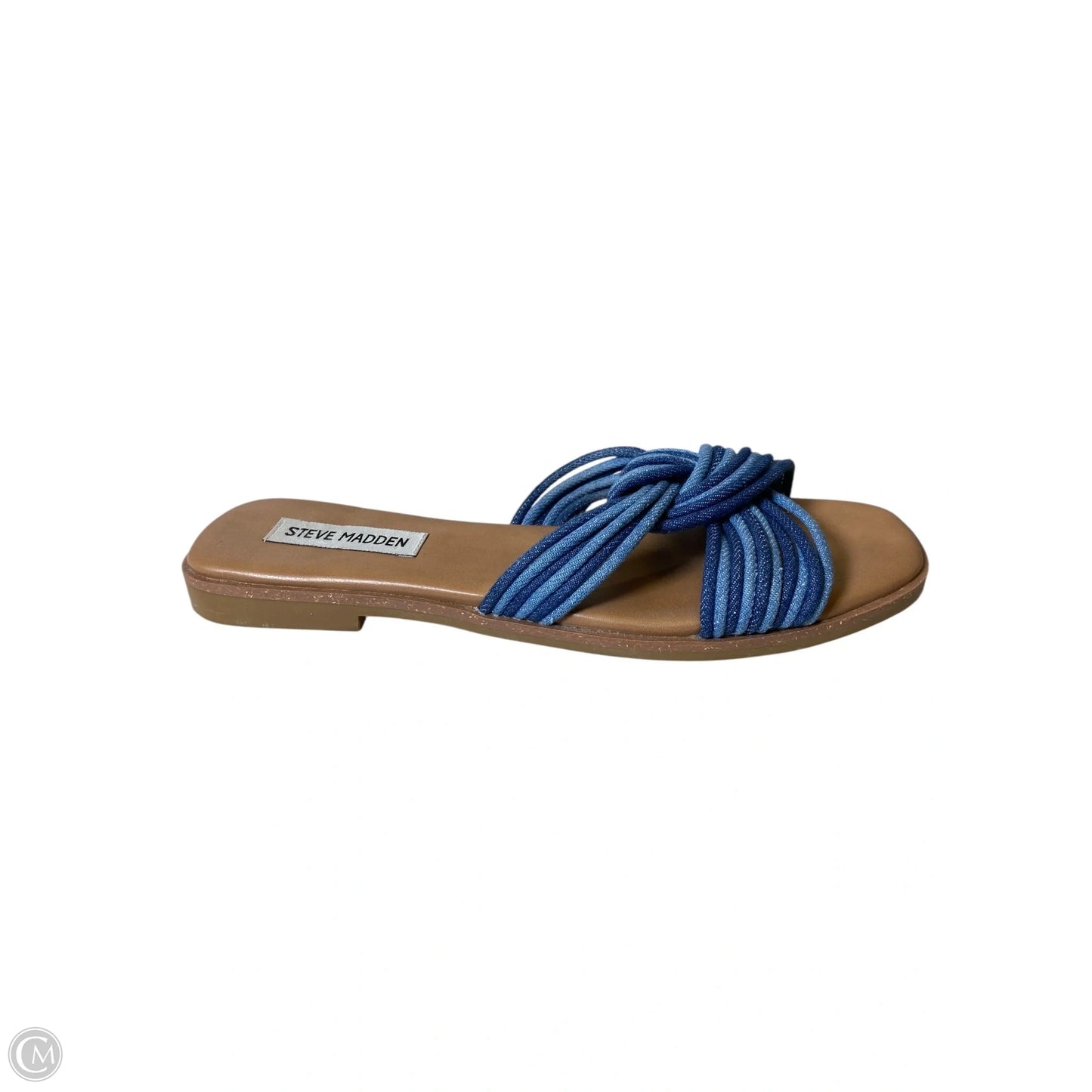 Sandals Flats By Steve Madden In Blue, Size: 7.5