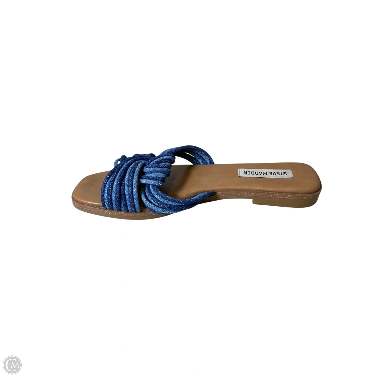 Sandals Flats By Steve Madden In Blue, Size: 7.5