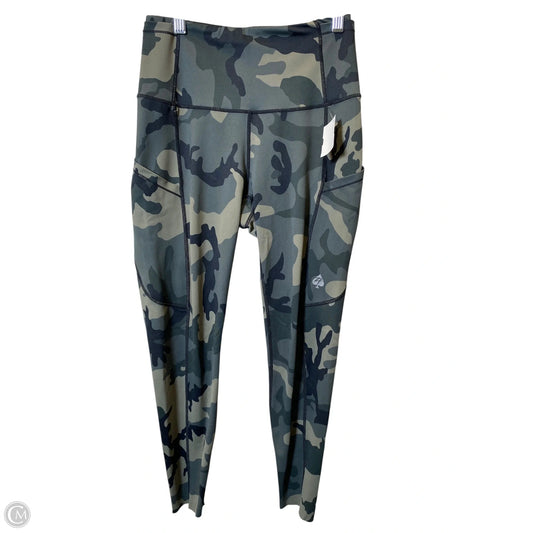 Athletic Leggings By Clothes Mentor In Green, Size: M
