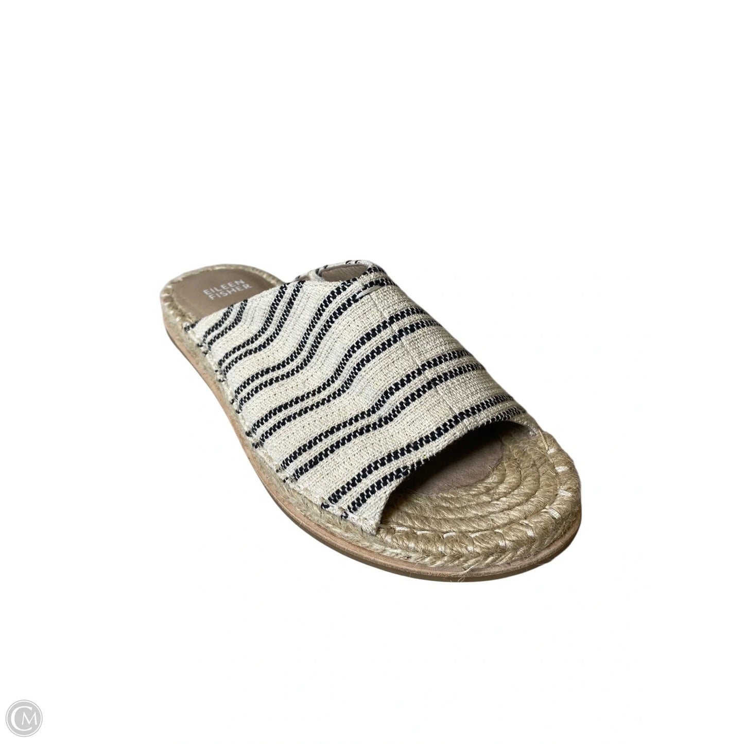 Sandals Flats By Eileen Fisher In Black & Tan, Size: 8.5