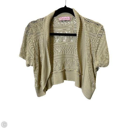 Cardigan By Clothes Mentor In Beige, Size: 1x
