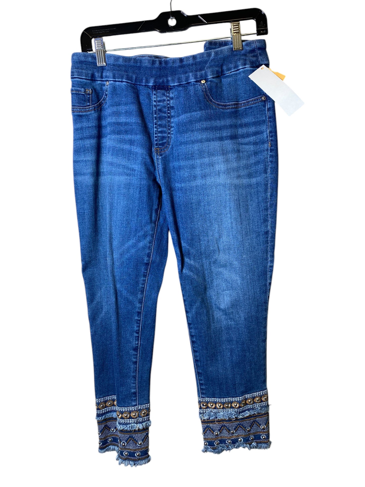 Capris By Chicos In Blue Denim, Size: 6p