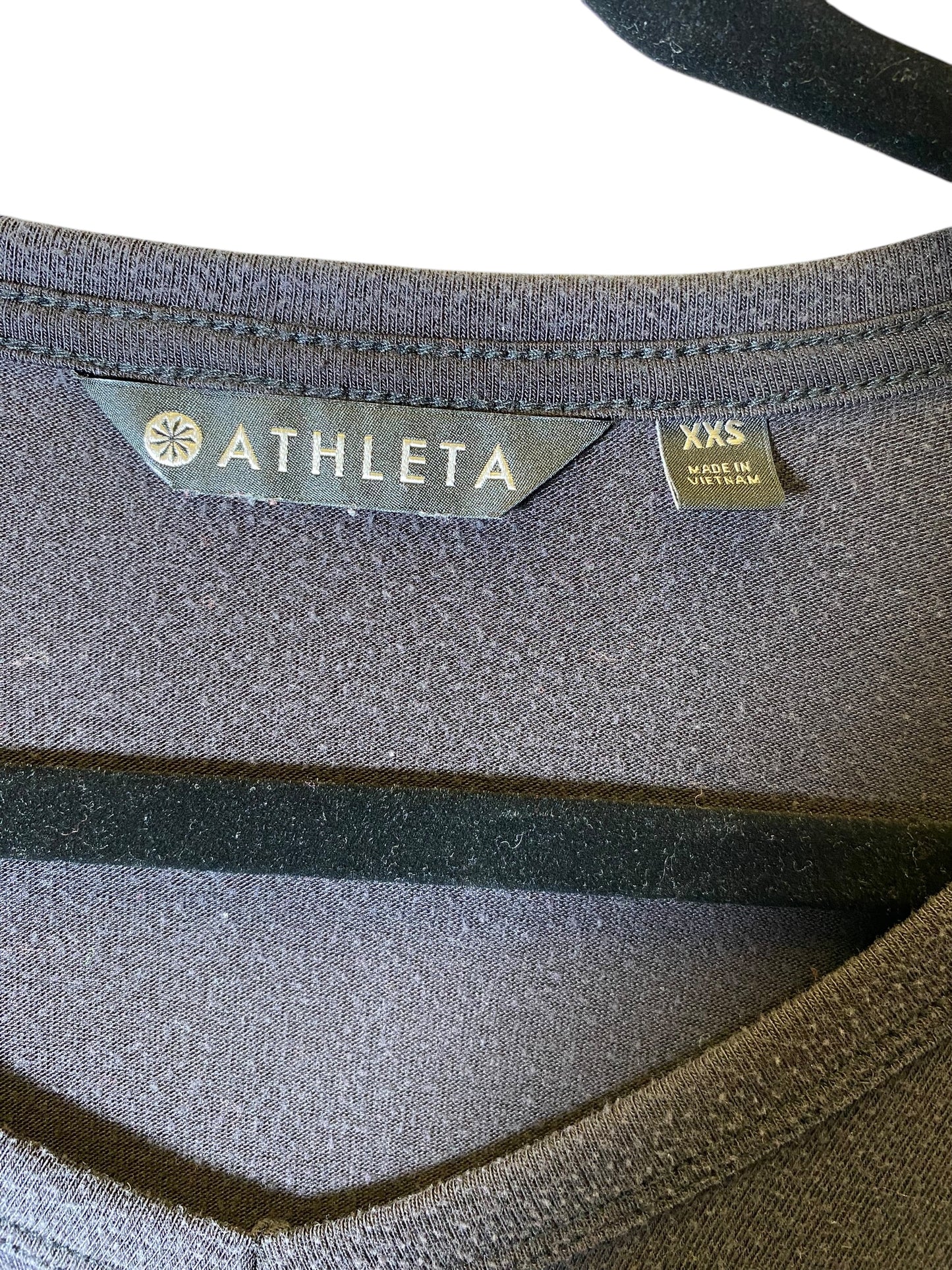 Athletic Top Long Sleeve Crewneck By Athleta In Black, Size: Xxs