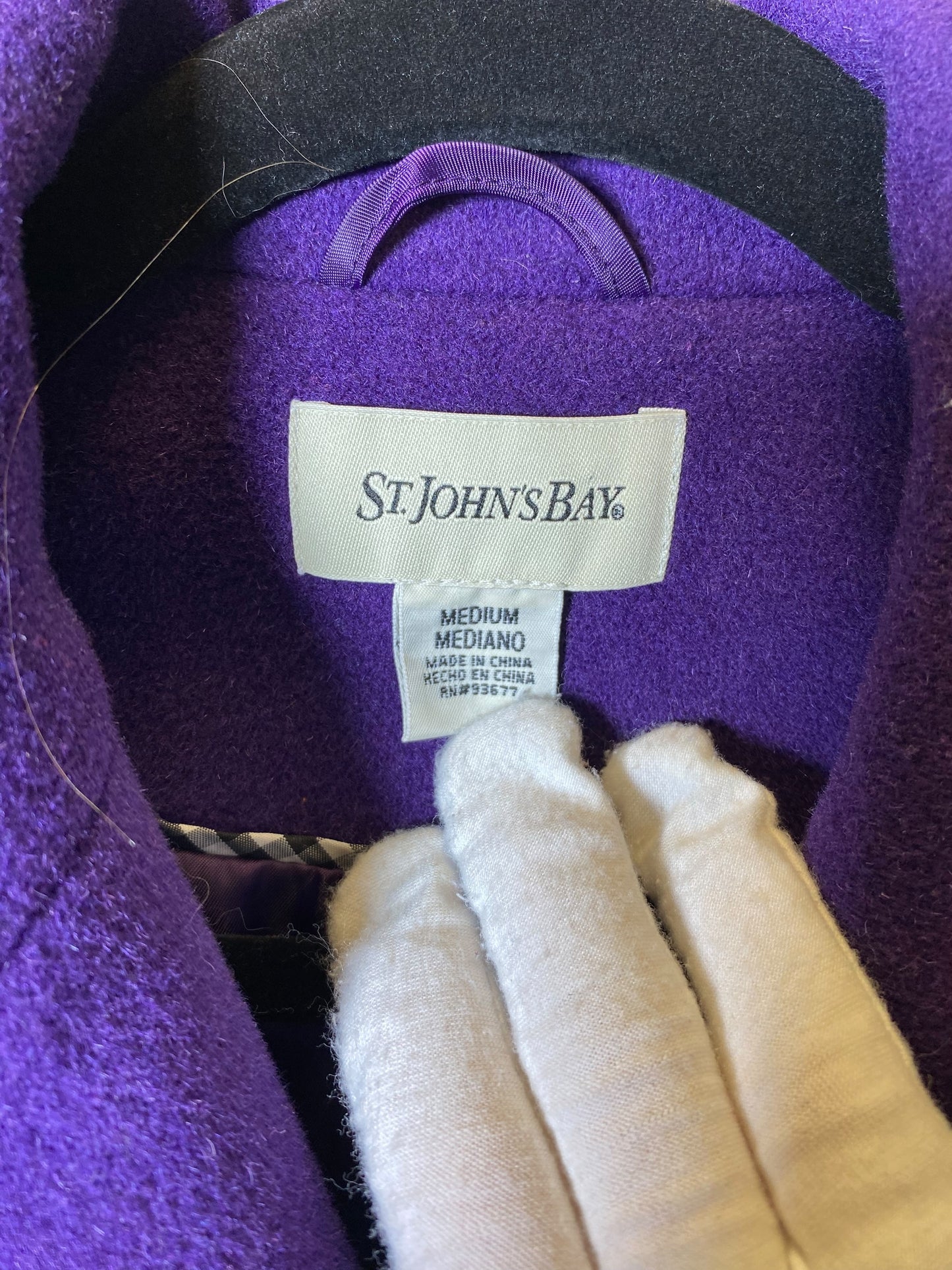 Coat Other By St Johns Bay In Purple, Size: M