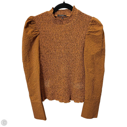 Top Long Sleeve By Scotch & Soda In Orange, Size: S