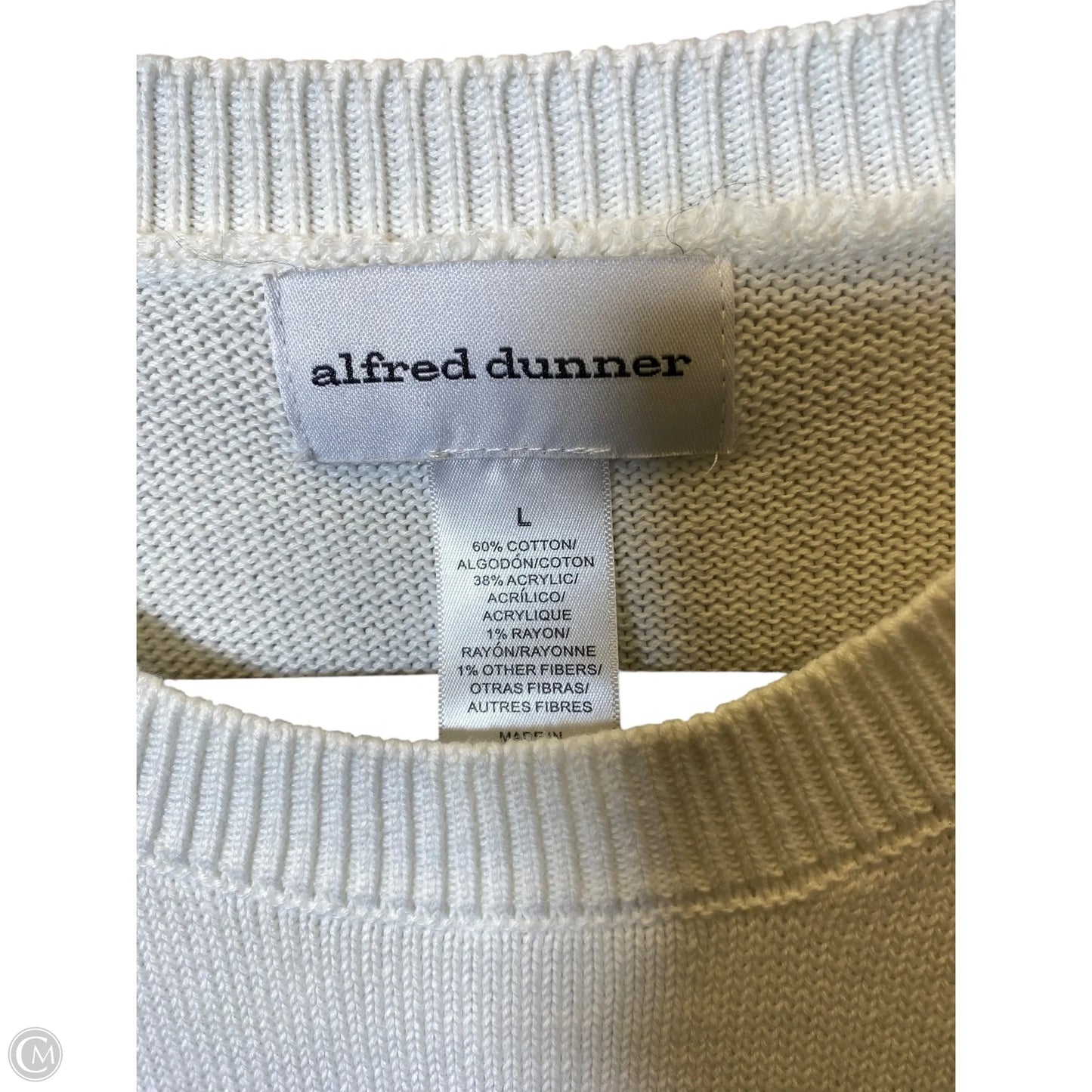 Sweater By Alfred Dunner In Multi-colored, Size: L