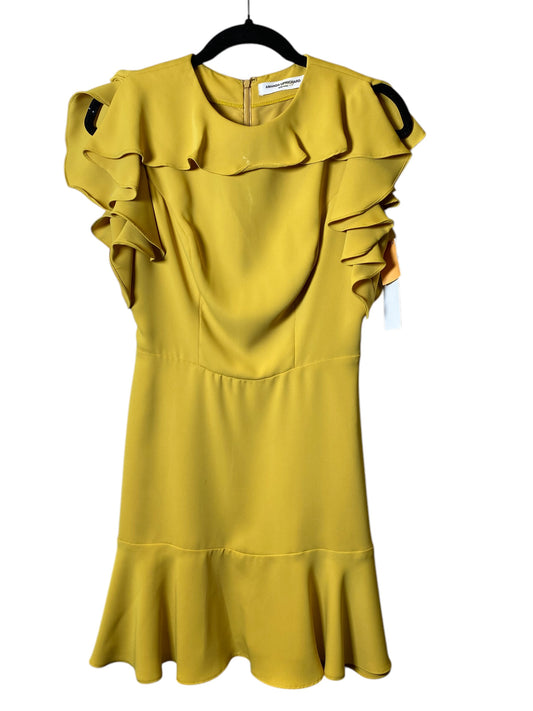 Dress Casual Midi By Amanda Uprichard In Yellow, Size: Xs