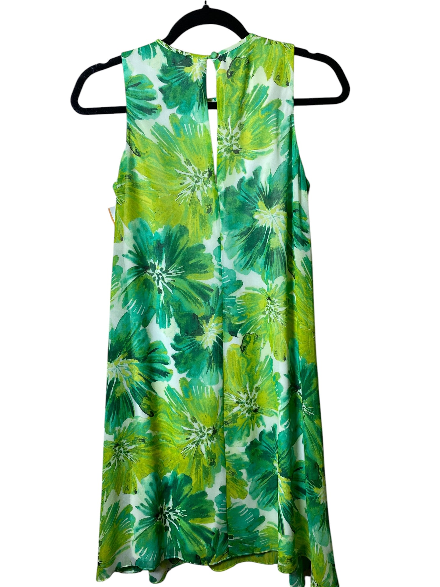 Dress Casual Midi By Calvin Klein In Floral Print, Size: Xs