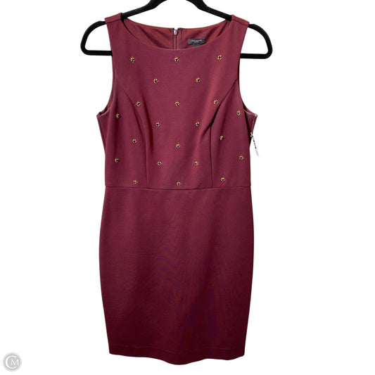 Dress Casual Short By Ann Taylor In Maroon, Size: 8p