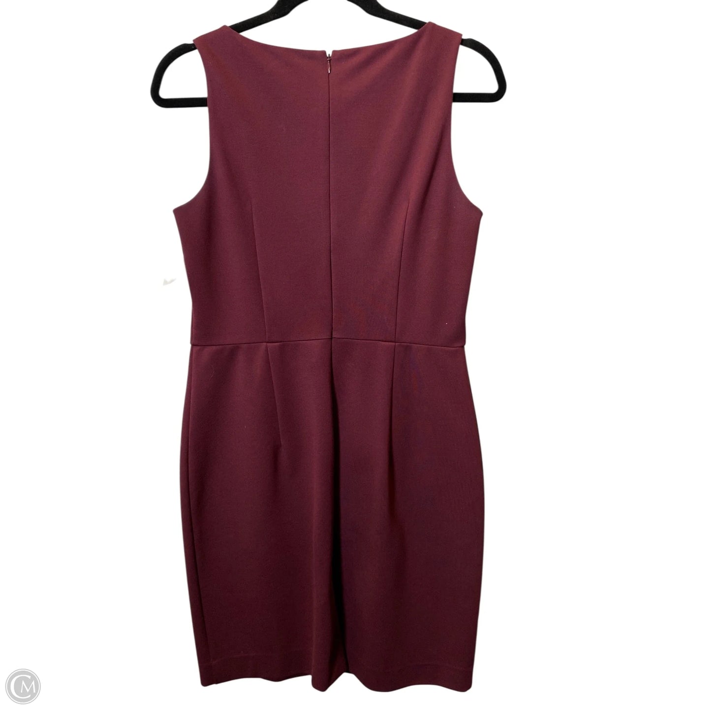 Dress Casual Short By Ann Taylor In Maroon, Size: 8p