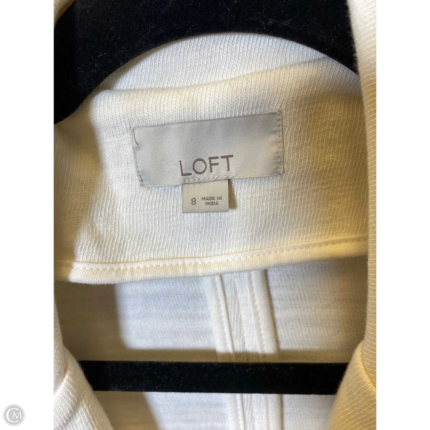 Blazer By Loft In Cream, Size: 8