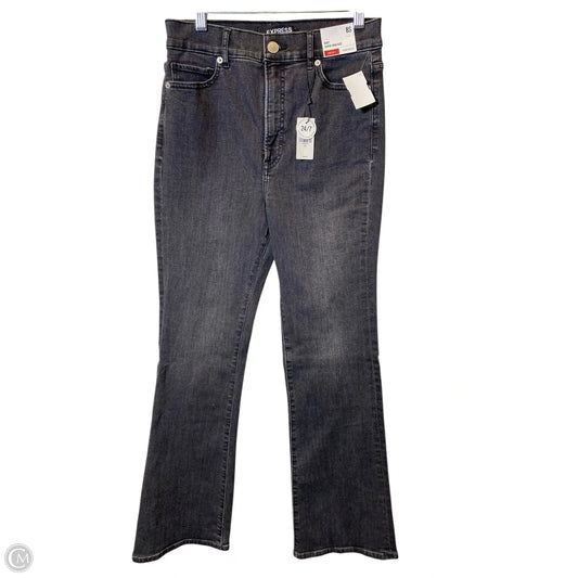 Jeans Flared By Express In Grey, Size: 8