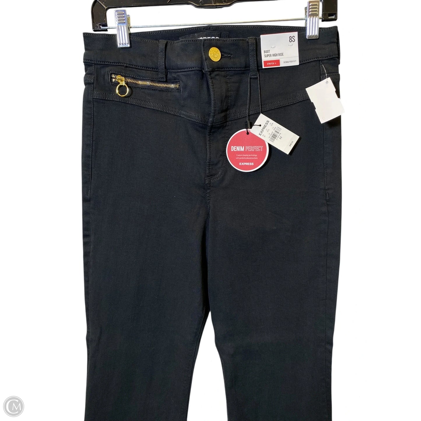 Jeans Boot Cut By Express In Black, Size: 8