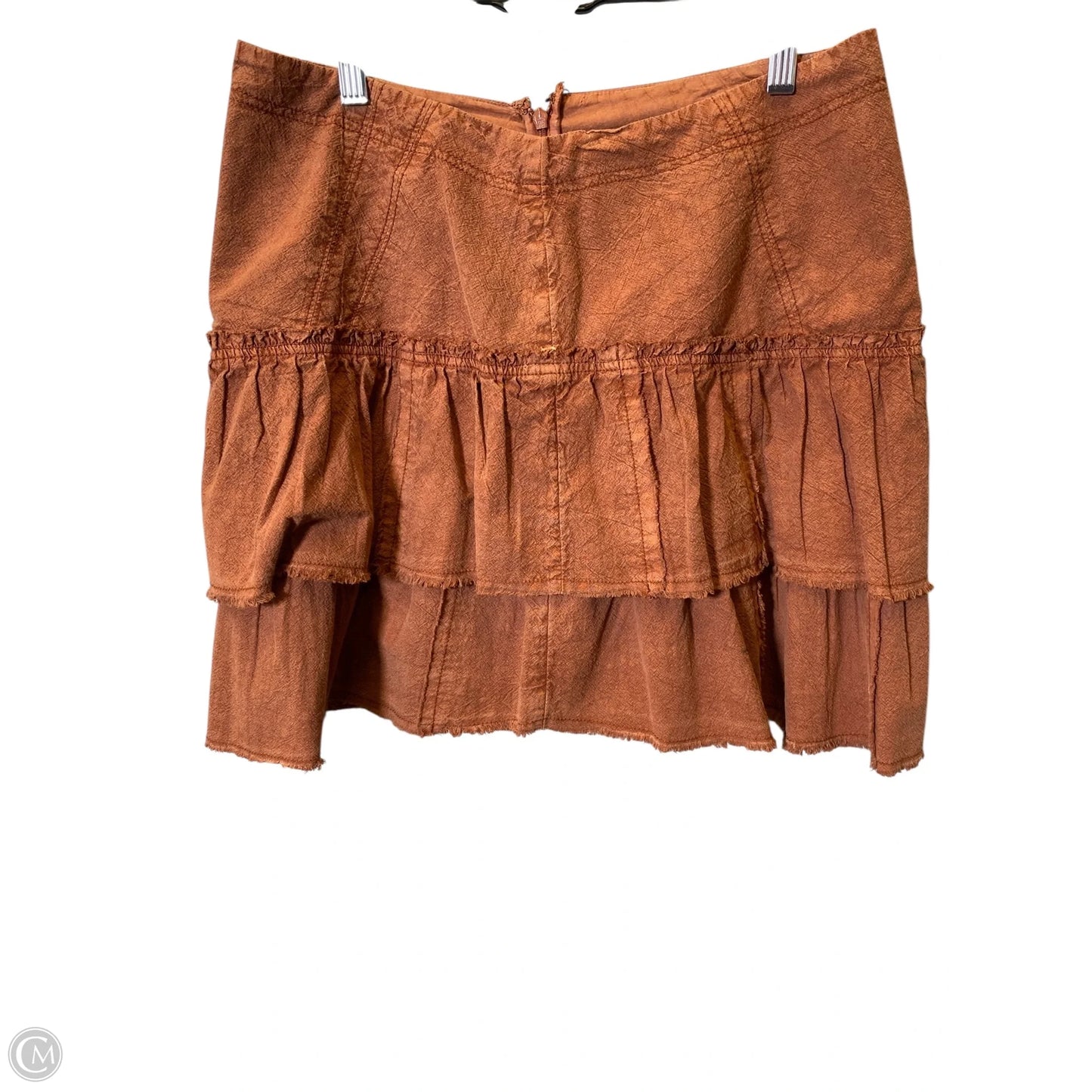 Skirt Mini & Short By Free People In Orange, Size: 12