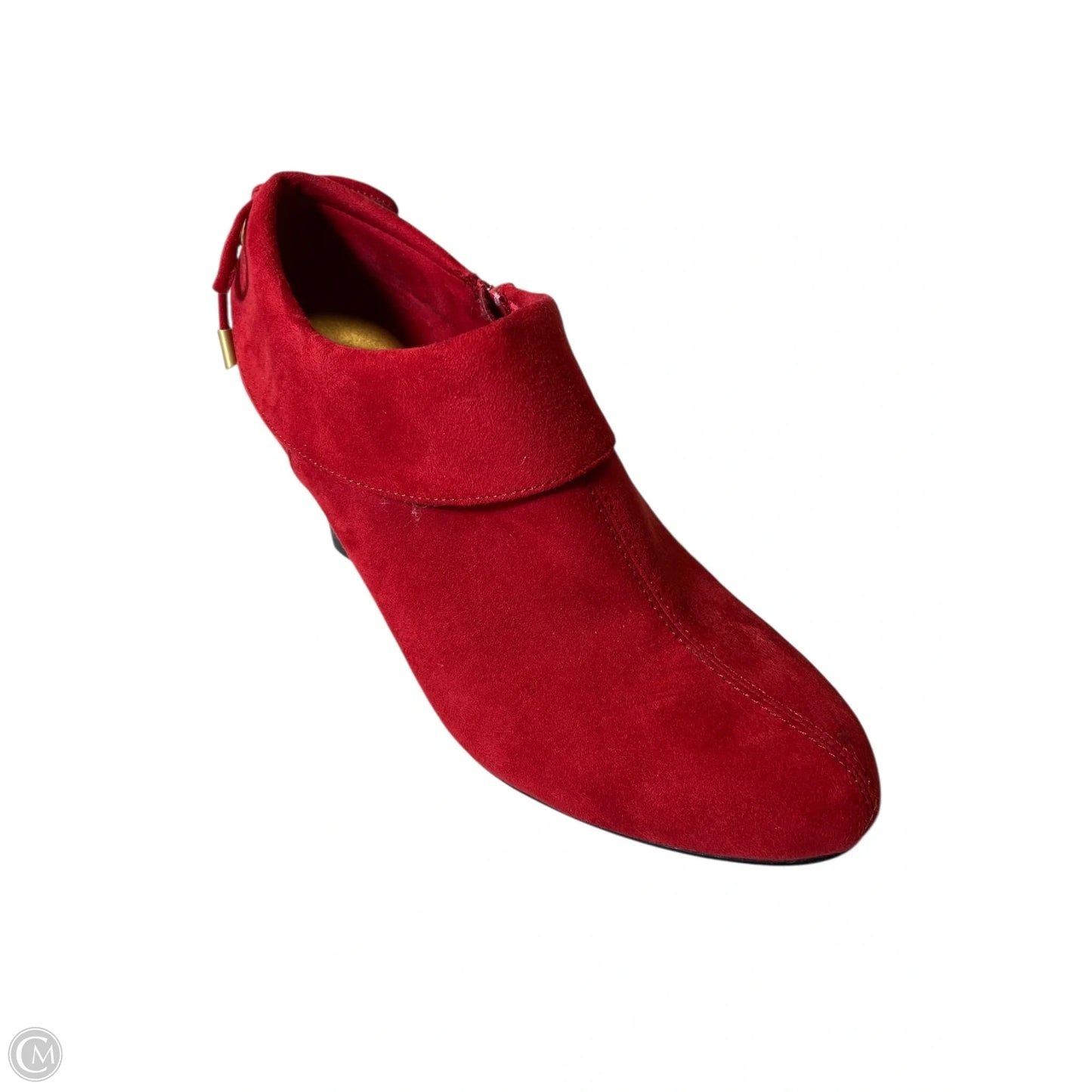 Boots Ankle Heels By Coach And Four In Red, Size: 7.5