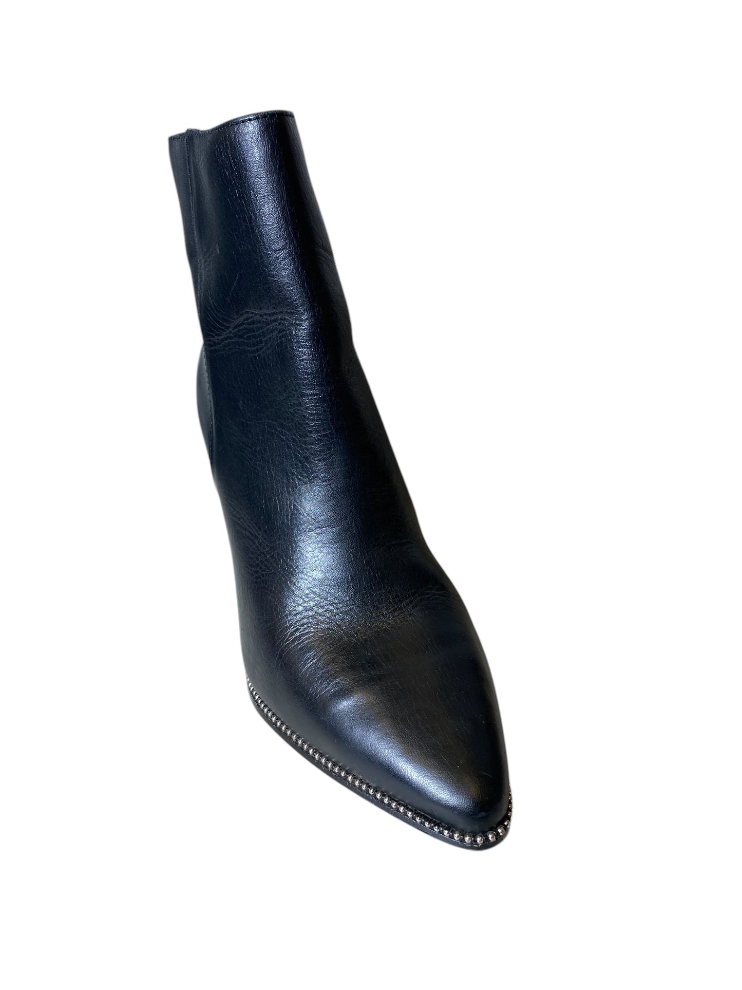 Boots Leather By Steve Madden In Black, Size: 8