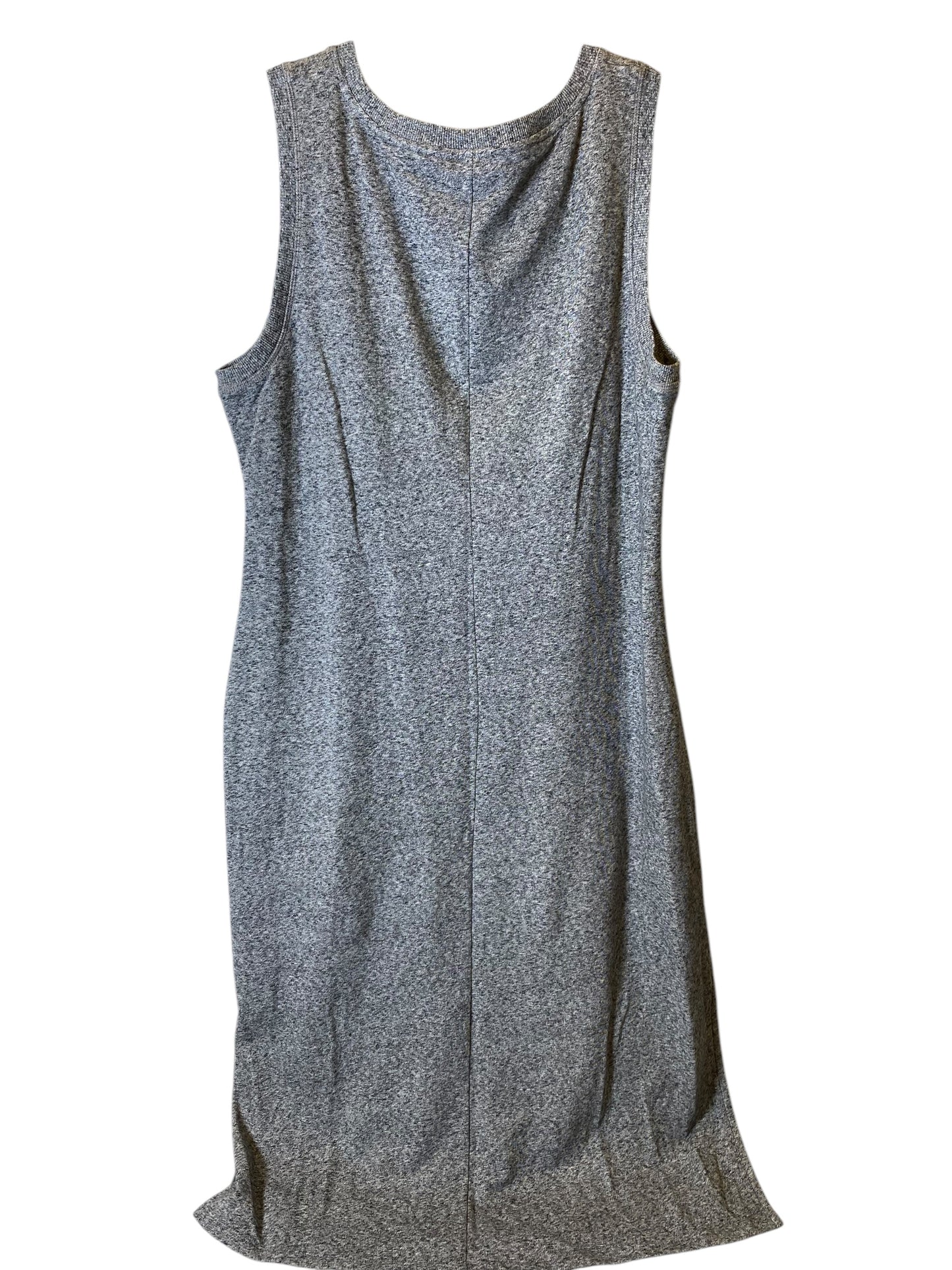 Dress Casual Maxi By Talbots In Grey, Size: L