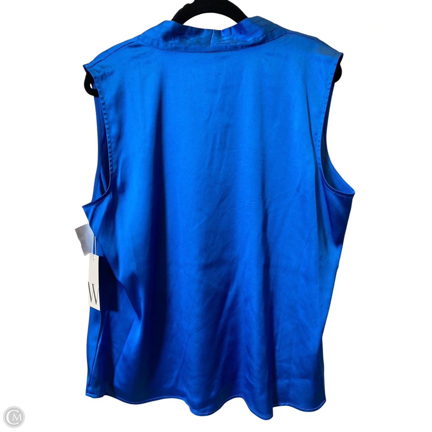 Top Sleeveless By Worthington In Blue, Size: XXL