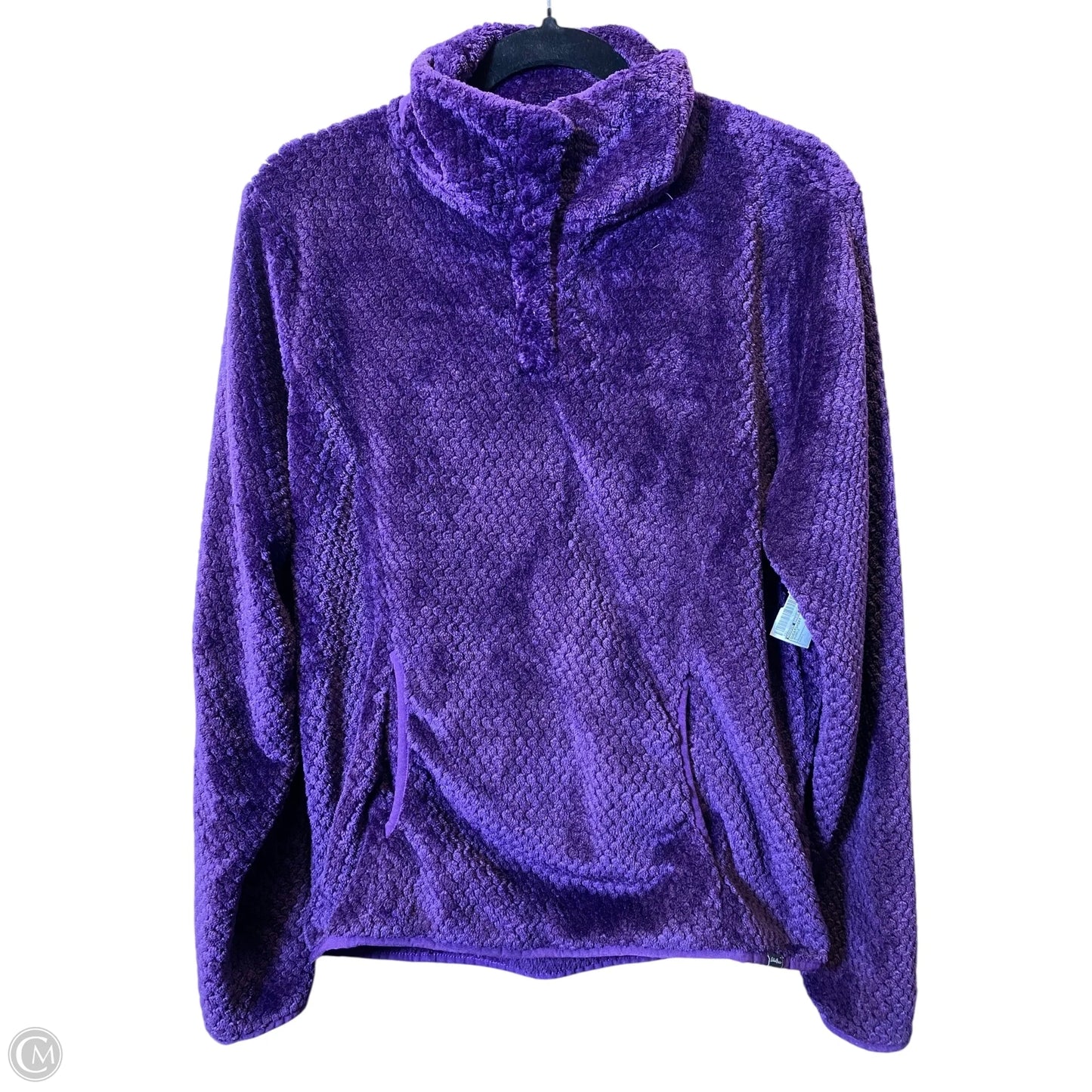 Sweatshirt Crewneck By Eddie Bauer In Purple, Size: L