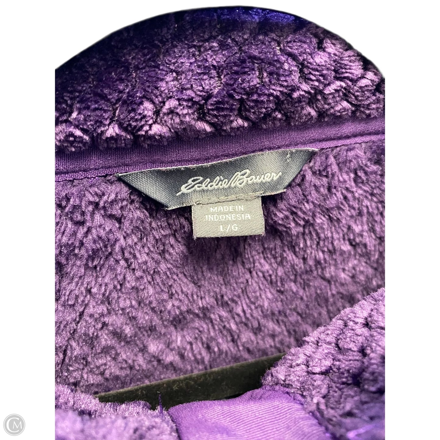 Sweatshirt Crewneck By Eddie Bauer In Purple, Size: L