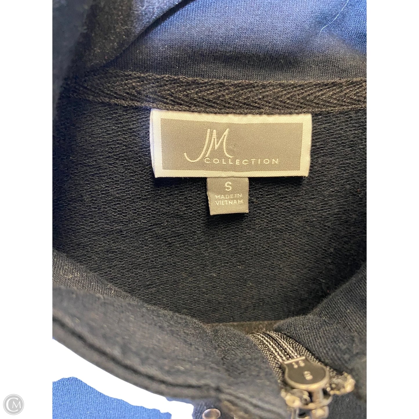Jacket Other By Jm Collections In Black & Silver, Size: S
