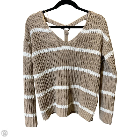 Sweater By Love By Design In Beige, Size: S