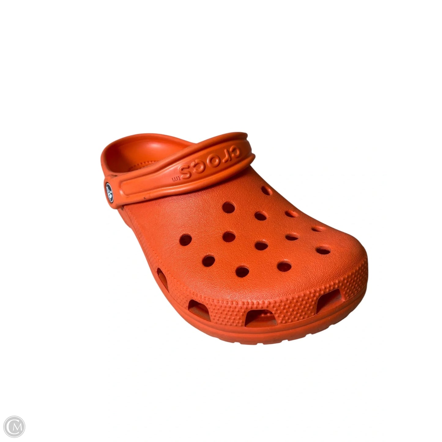Sandals Flats By Crocs In Orange, Size: 7