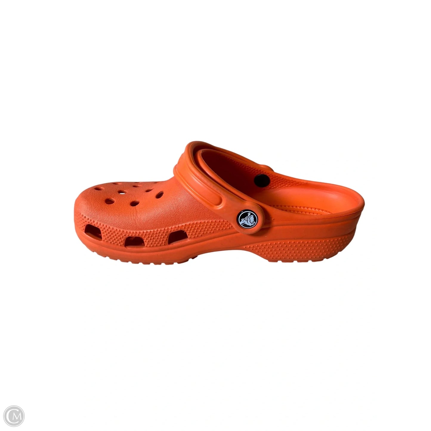 Sandals Flats By Crocs In Orange, Size: 7