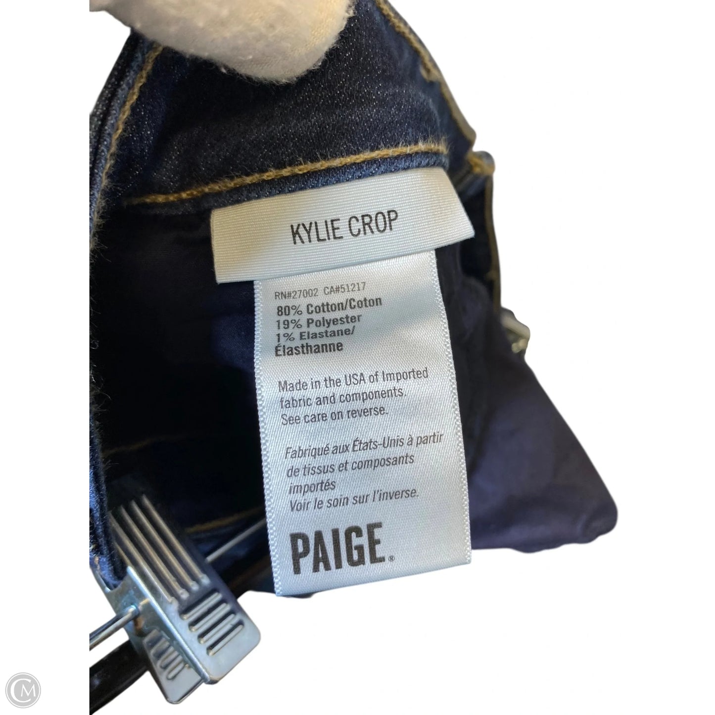Jeans Skinny By Paige In Blue Denim, Size: 8