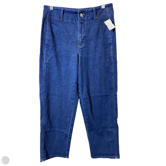 Jeans Straight By Banana Republic In Blue Denim, Size: 6