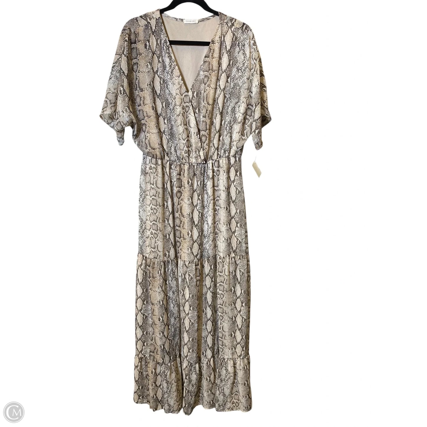 Dress Casual Maxi By Clothes Mentor In Animal Print, Size: L