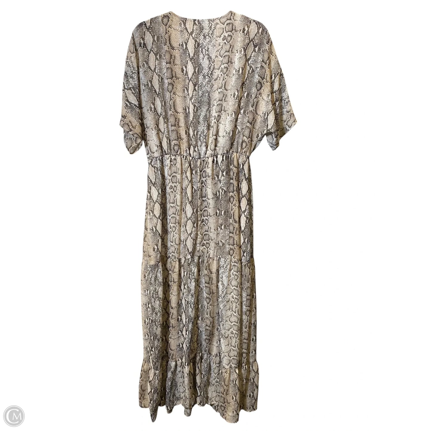 Dress Casual Maxi By Clothes Mentor In Animal Print, Size: L
