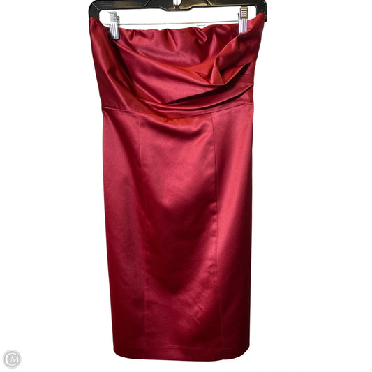 Dress Party Short By Clothes Mentor In Maroon, Size: 2