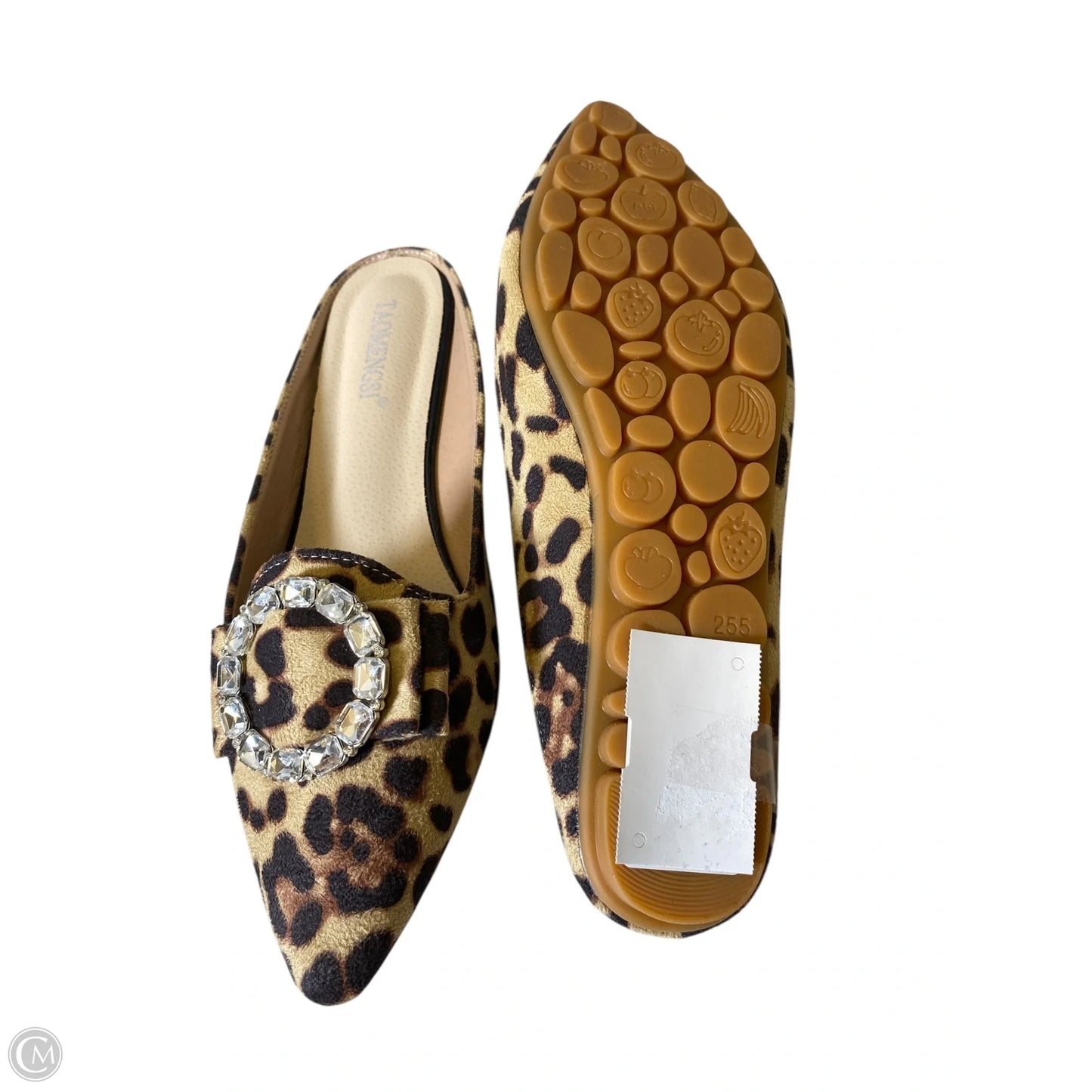 Shoes Flats By Clothes Mentor In Animal Print, Size: 8