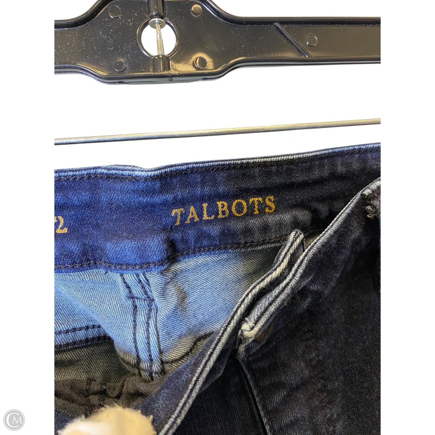 Jeans Skinny By Talbots In Blue Denim, Size: 12