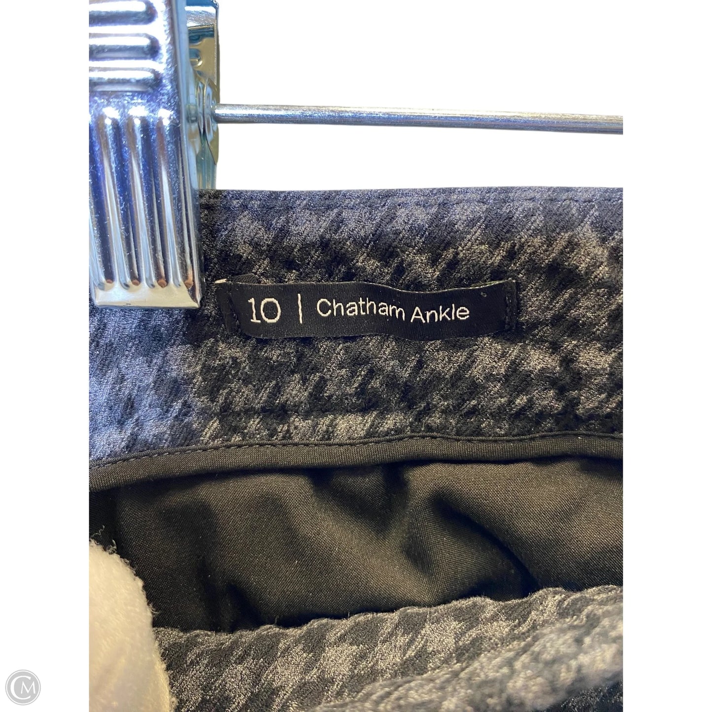 Pants Dress By Talbots In Black & Grey, Size: 10
