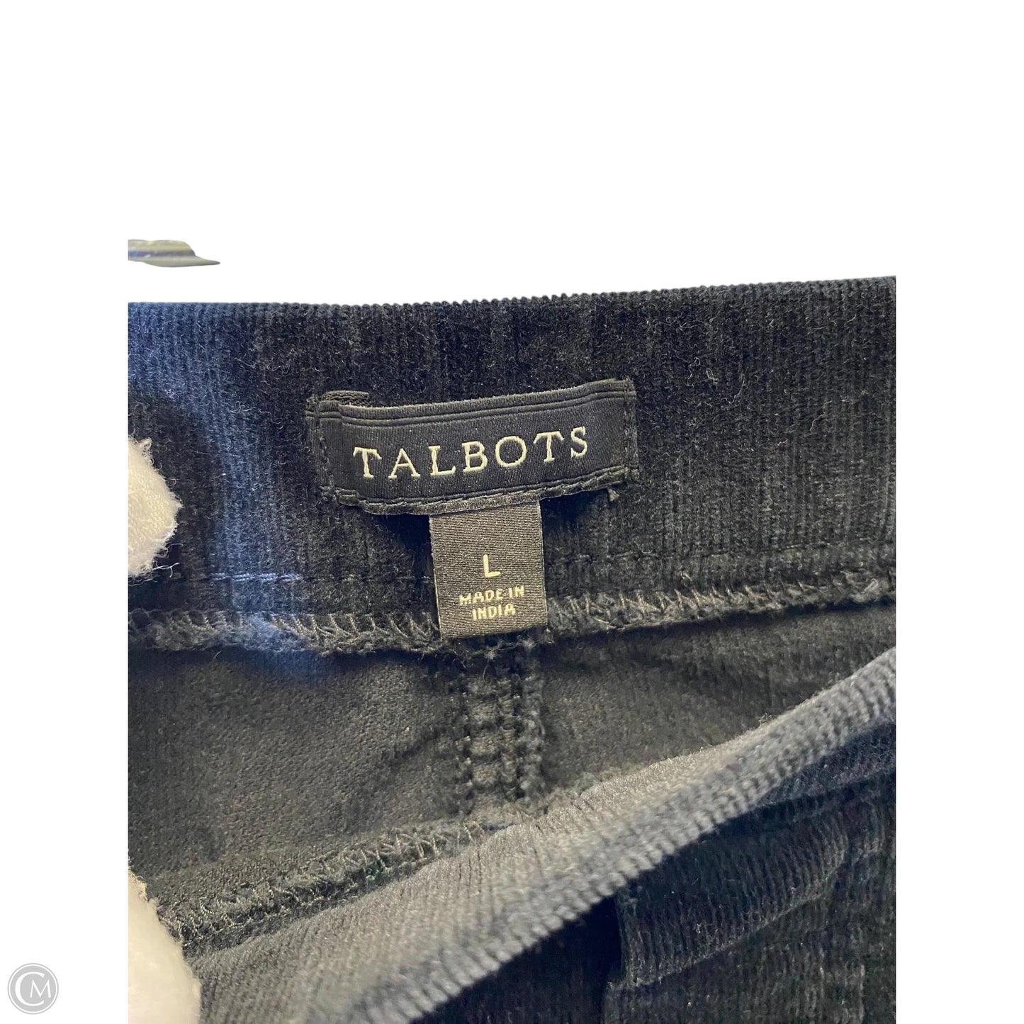 Pants Dress By Talbots In Black, Size: L