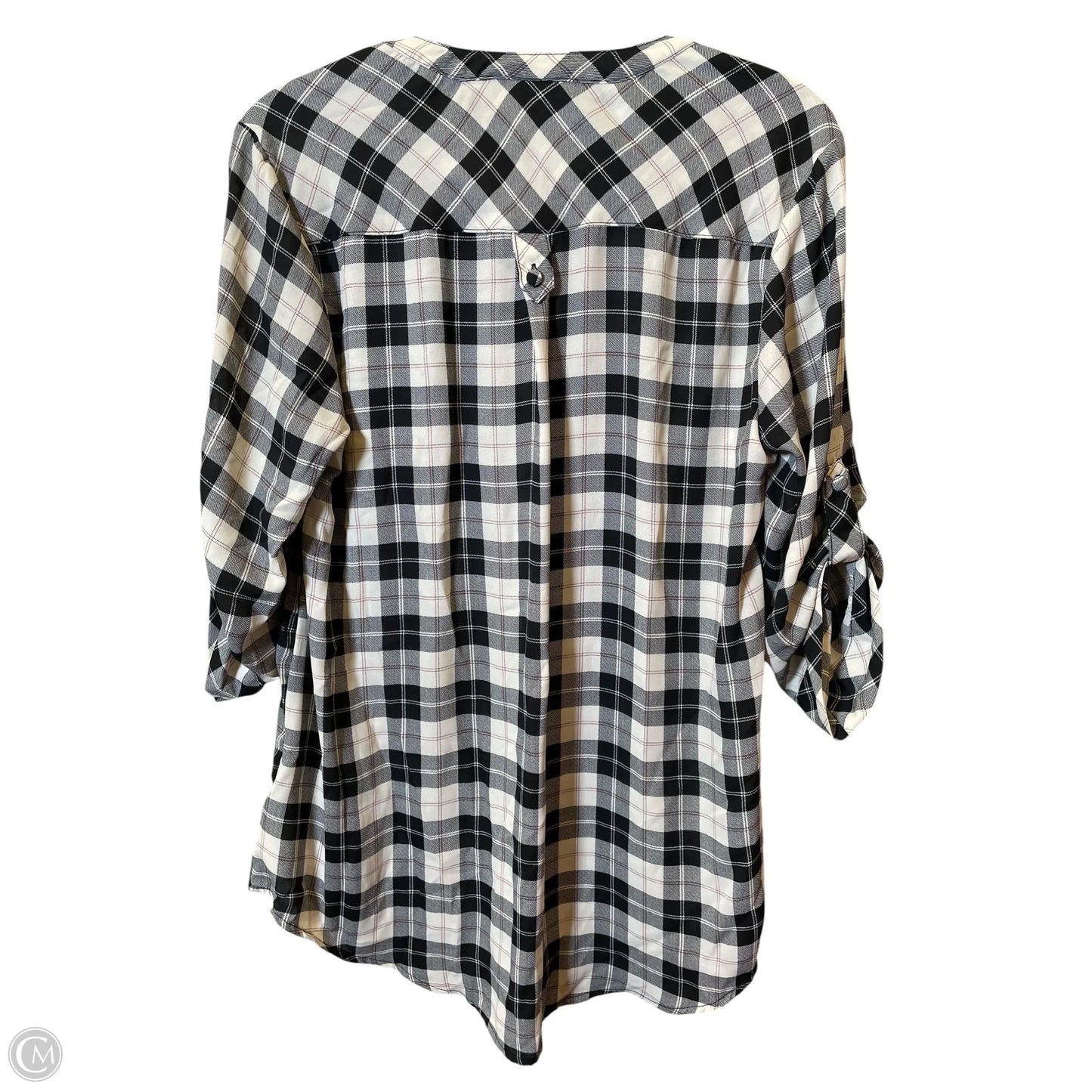 Top 3/4 Sleeve By Torrid In Multi-colored, Size: M