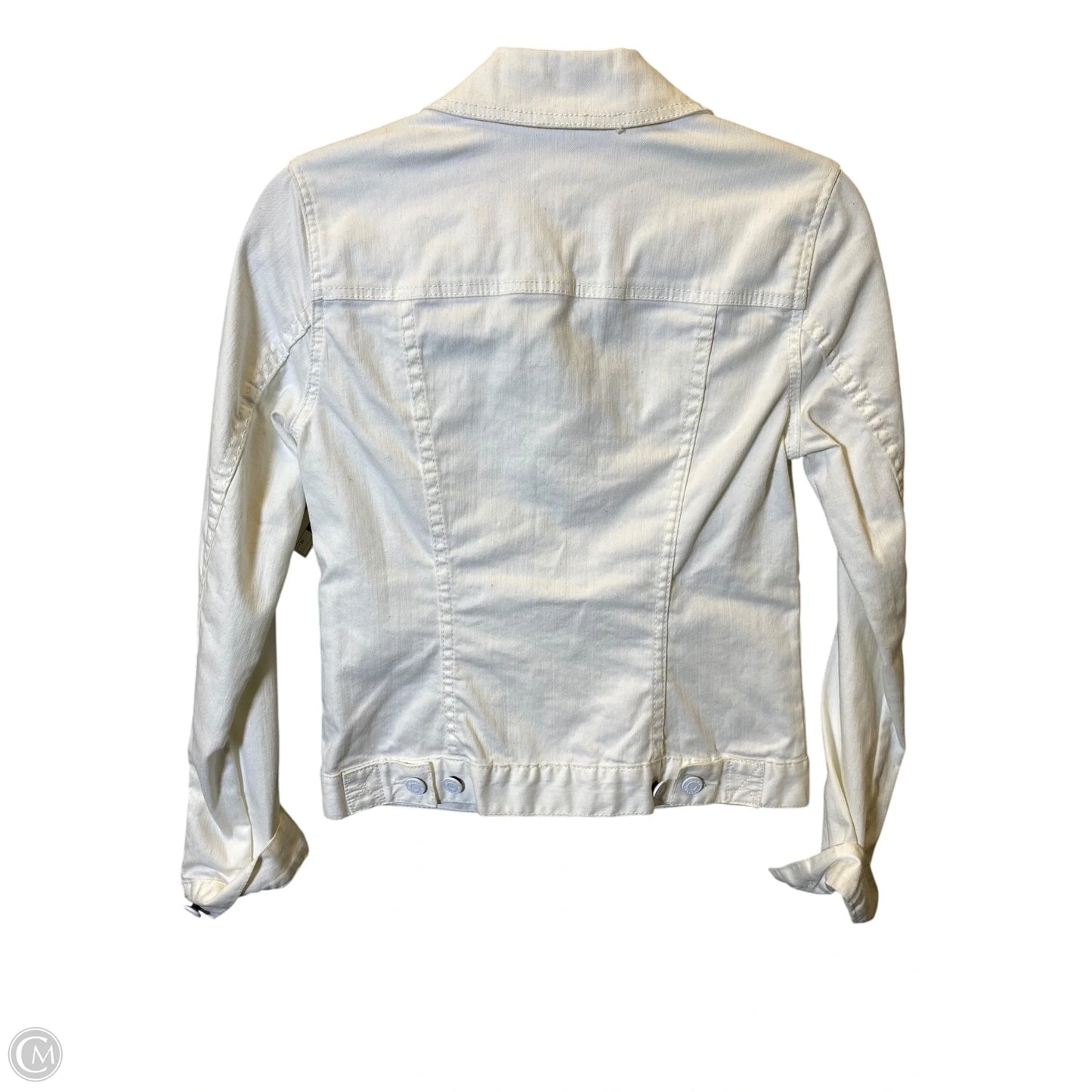 Jacket Denim By Tommy Hilfiger In White, Size: Xs