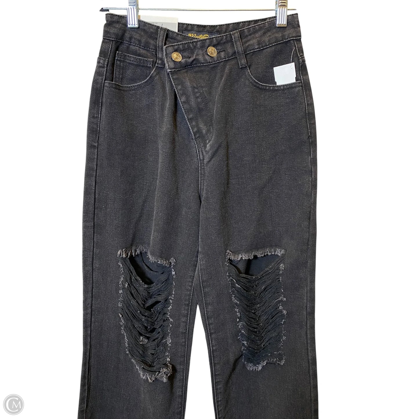Jeans Wide Leg By Clothes Mentor In Black, Size: S