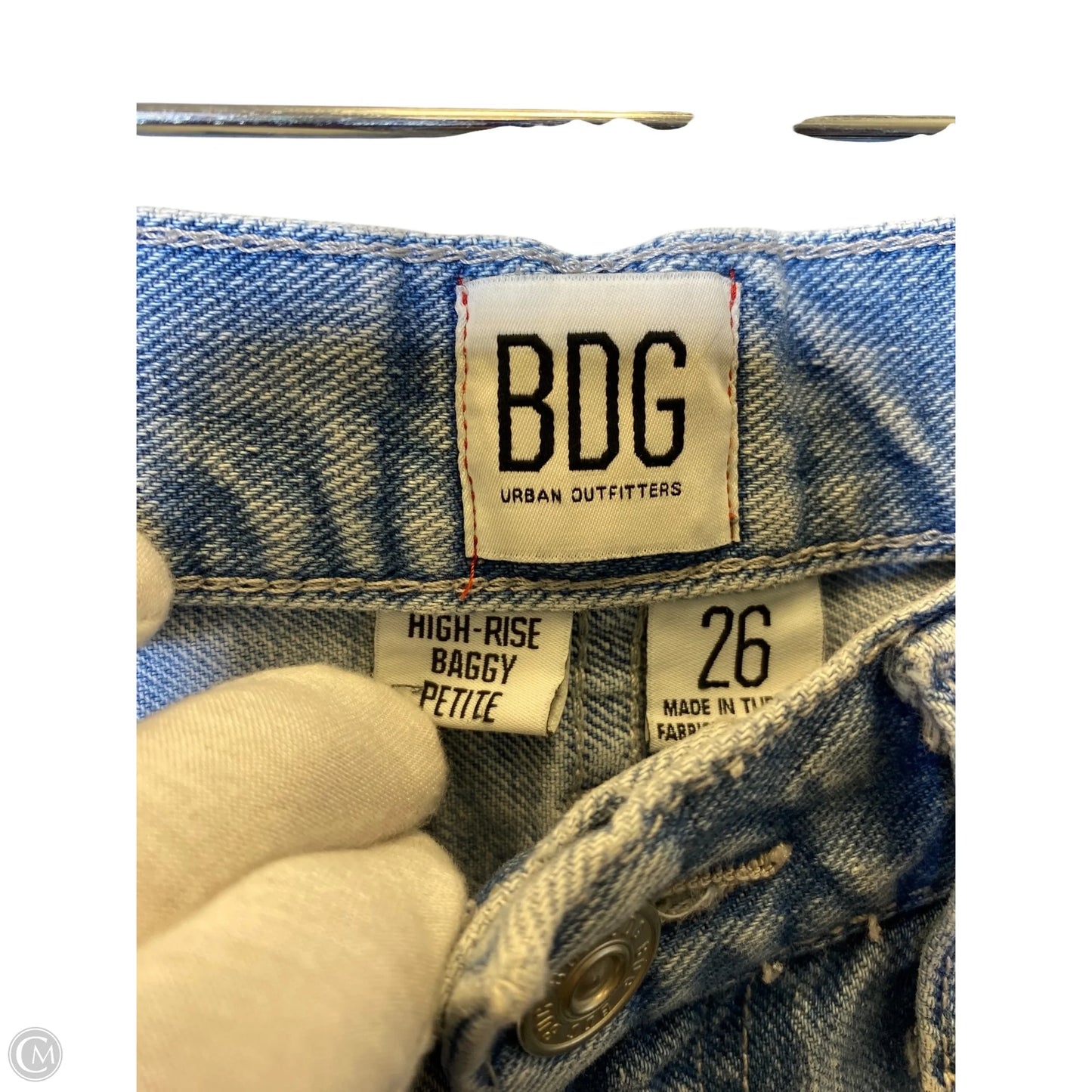 Jeans Straight By Bdg In Blue Denim, Size: 2