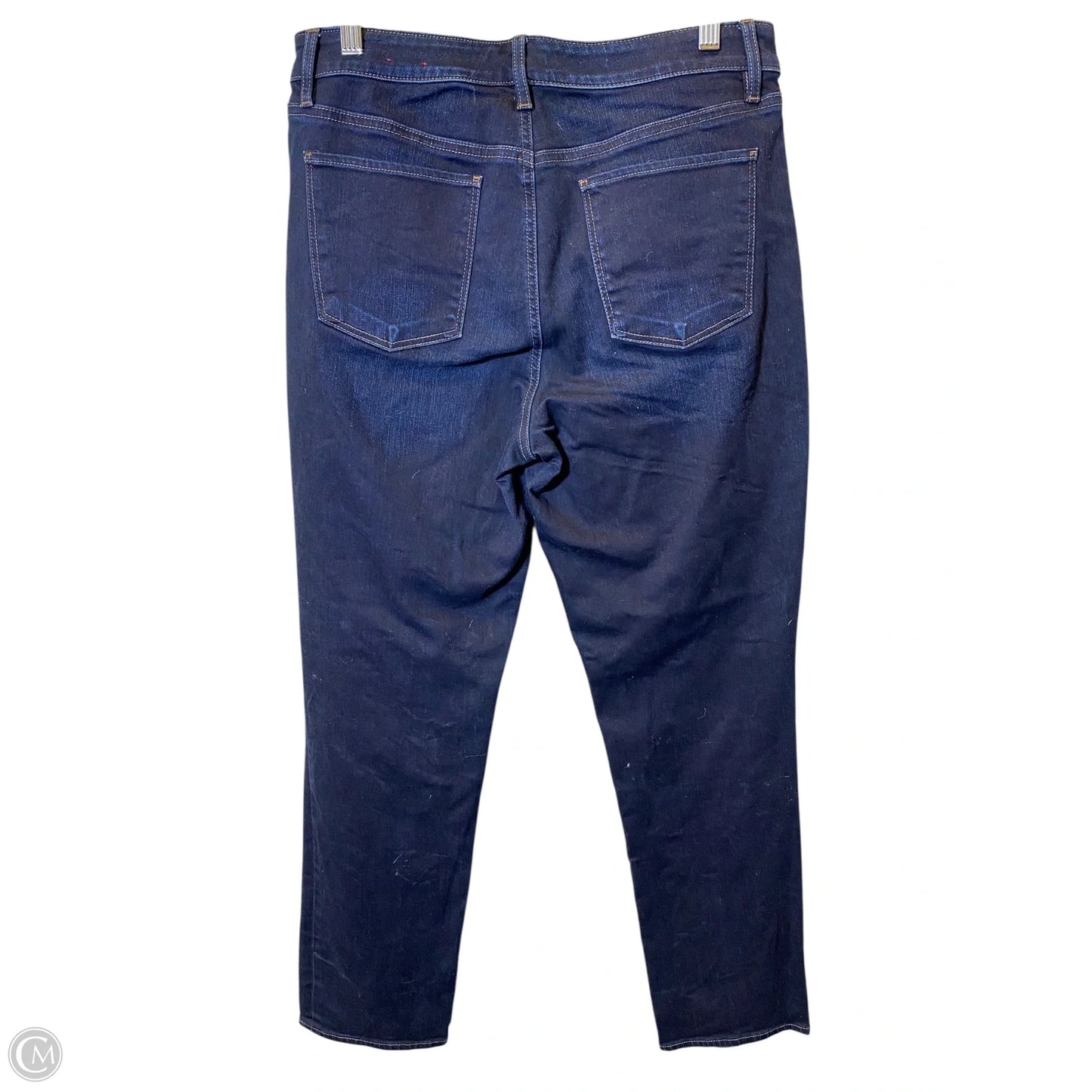 Jeans Straight By Talbots In Blue Denim, Size: 12