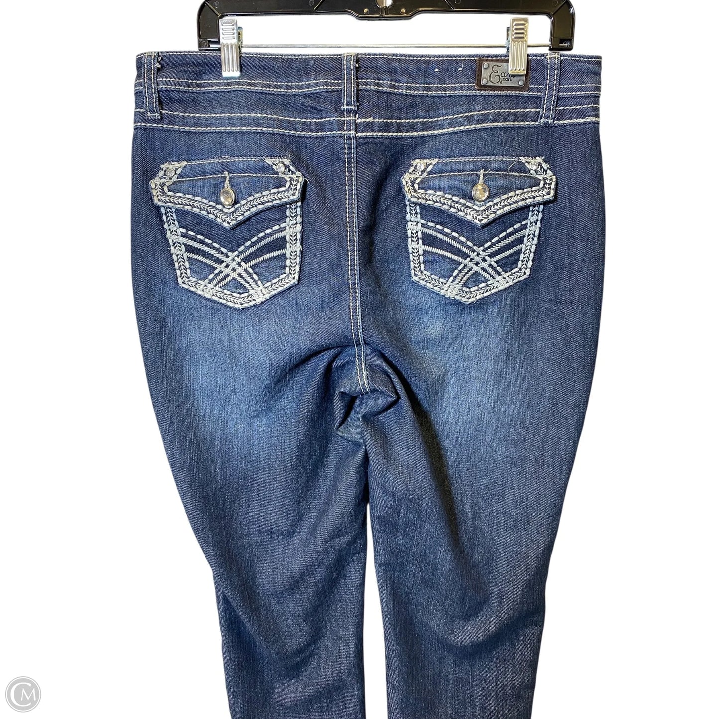 Jeans Skinny By Earl Jean In Blue Denim, Size: 12