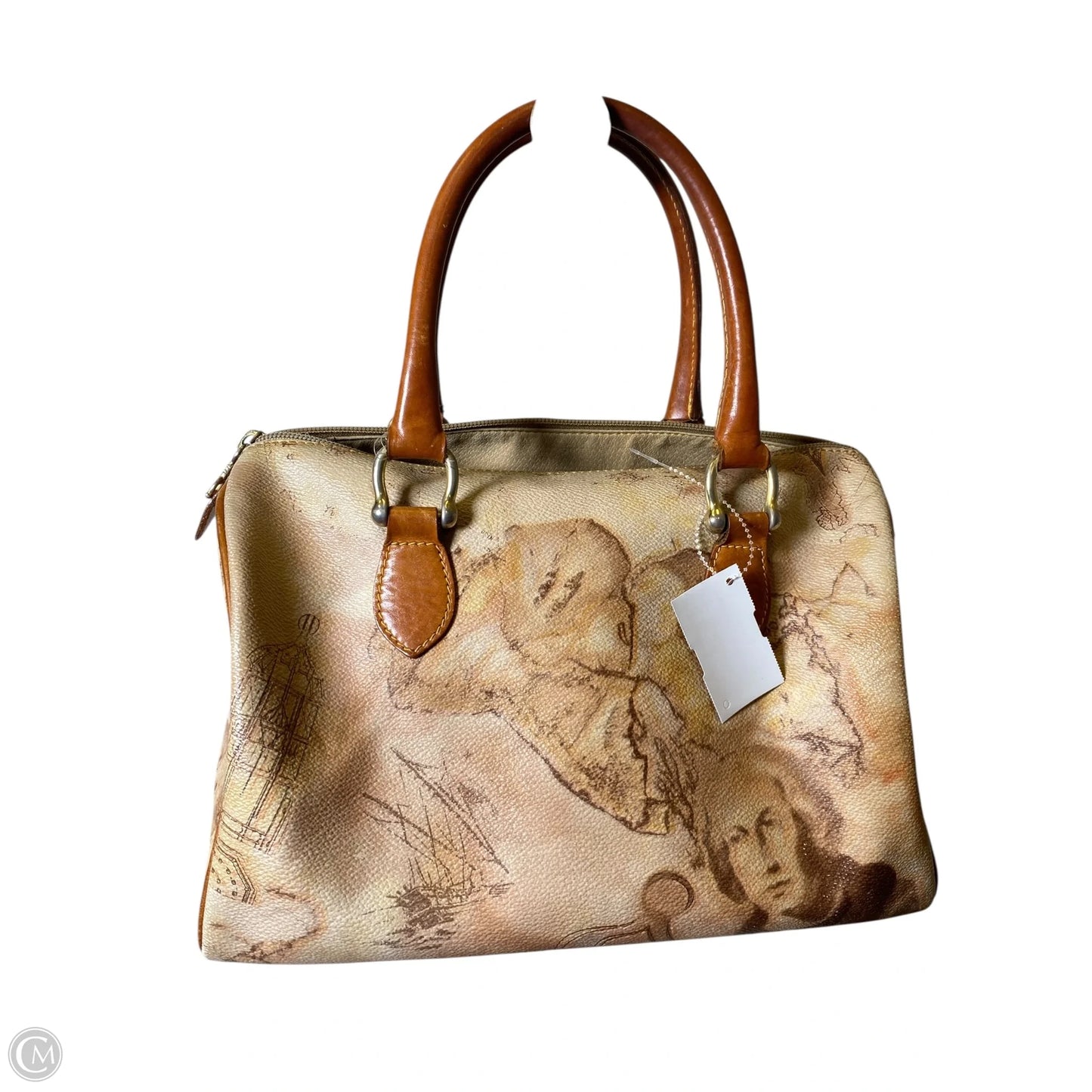 Handbag Leather By Premiere, Size: Medium